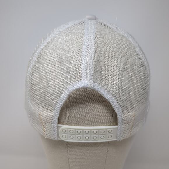 Northshore, Hawaii Snapback Trucker Hat White One Size Adjustable Rope KC - Picture 6 of 9